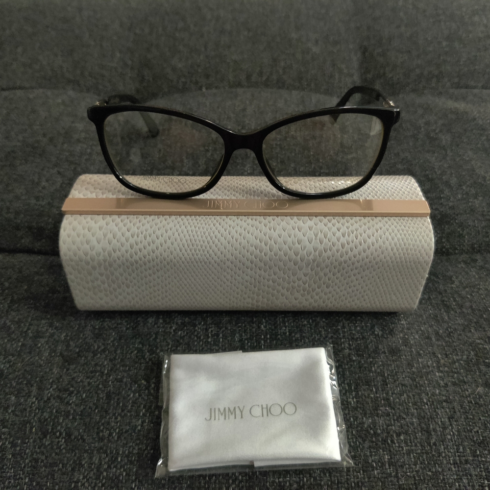 Jimmy Choo Black Eyeglasses